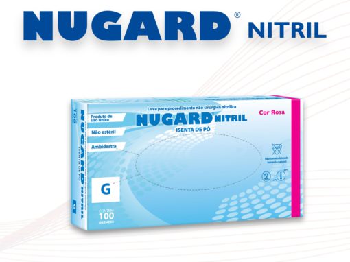 Luvas de Procedimento NUGARD NITRIL – não cirúrgica, nitrílica, isenta de pó
